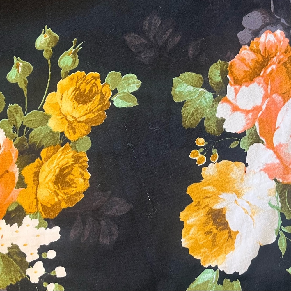 Miusol Black‎ Floral Backless Dress Women’s Medium - Picture 9 of 9